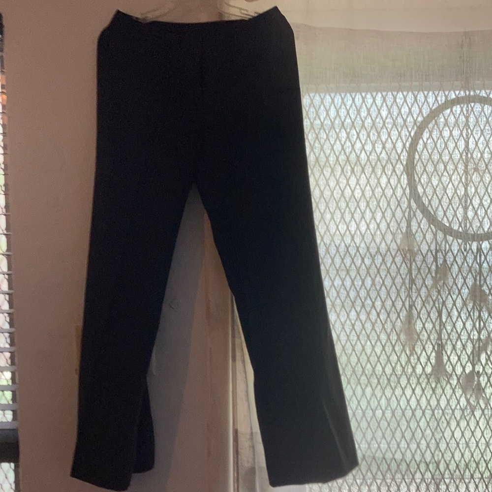 Brown pin stripe pants